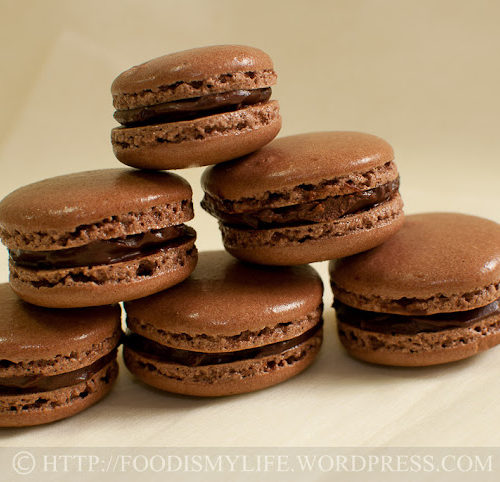 Chocolate Macarons