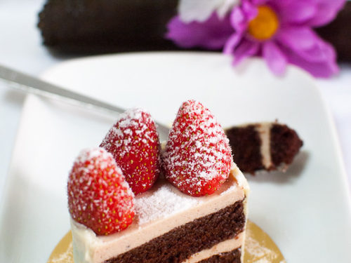 chocolate bavarian cake｜TikTok Search