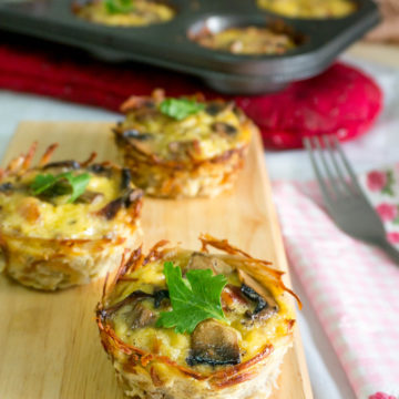 Potato-Crusted Mini Quiche