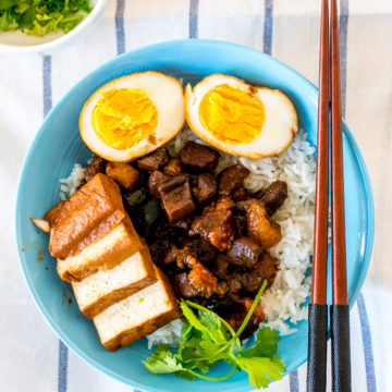 Taiwanese Braised Pork With Rice Lu Rou Fan 滷肉饭