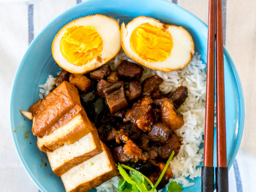 Taiwanese Braised Pork With Rice Lu Rou Fan 滷肉饭