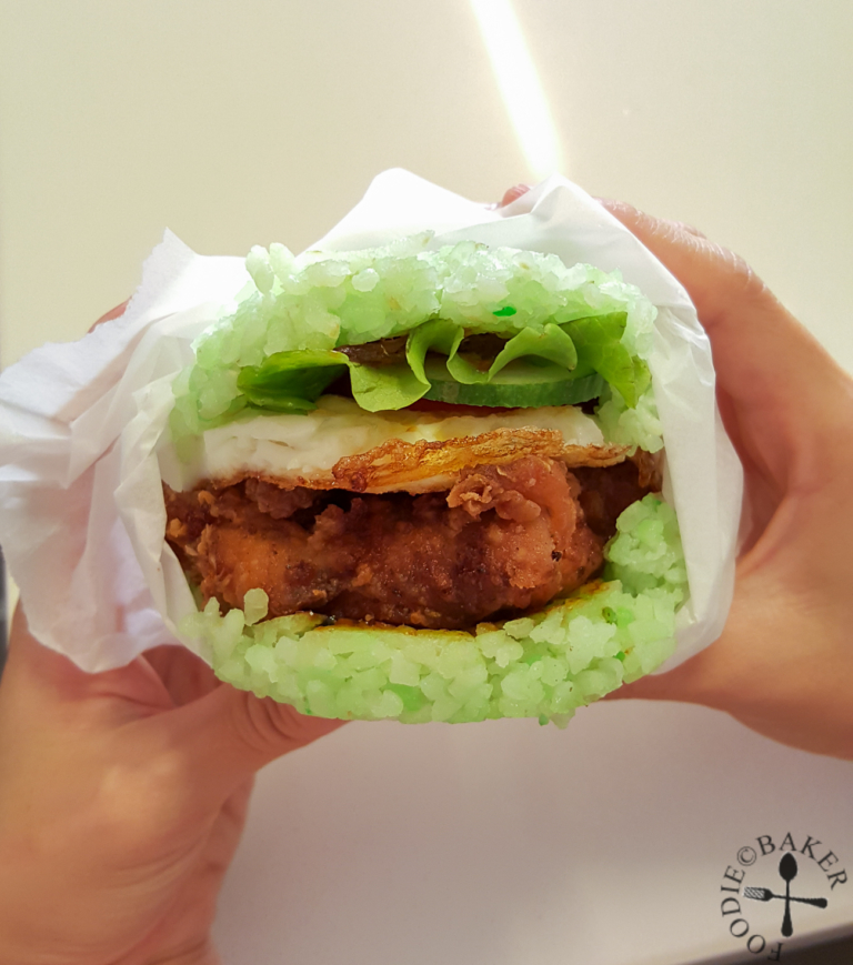 Nasi Lemak Burger [homemade From Scratch ]